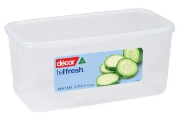 Tellfresh™ Storer, Tall Oblong 3.25L