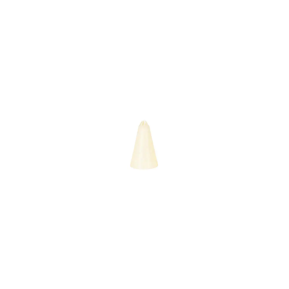 Chef Inox Thermo Decorating Tube Star White Plastic 5mm Whi