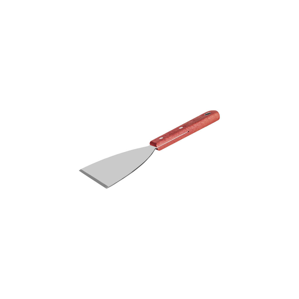 Chef Inox Grill Scraper 18/0 W/Wood Hdl 125x115x215mm