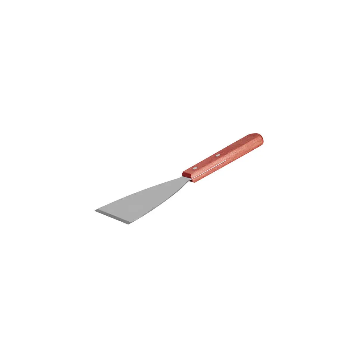 Chef Inox Pan Scraper 18/0 W/Wood Hdl 100x120x220mm