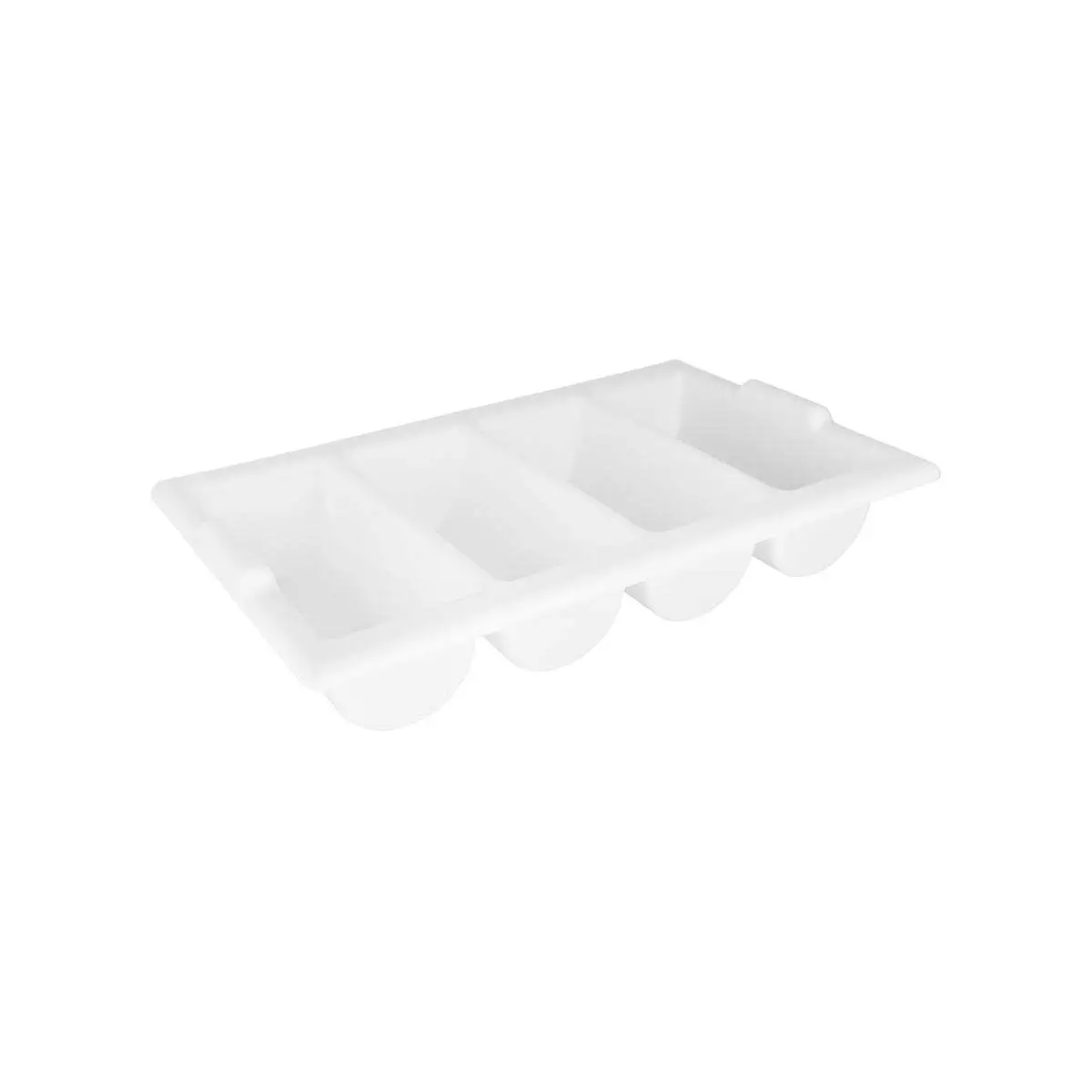 Chef Inox Cutlery Box Whi 4 Compartment 550x330x100mm