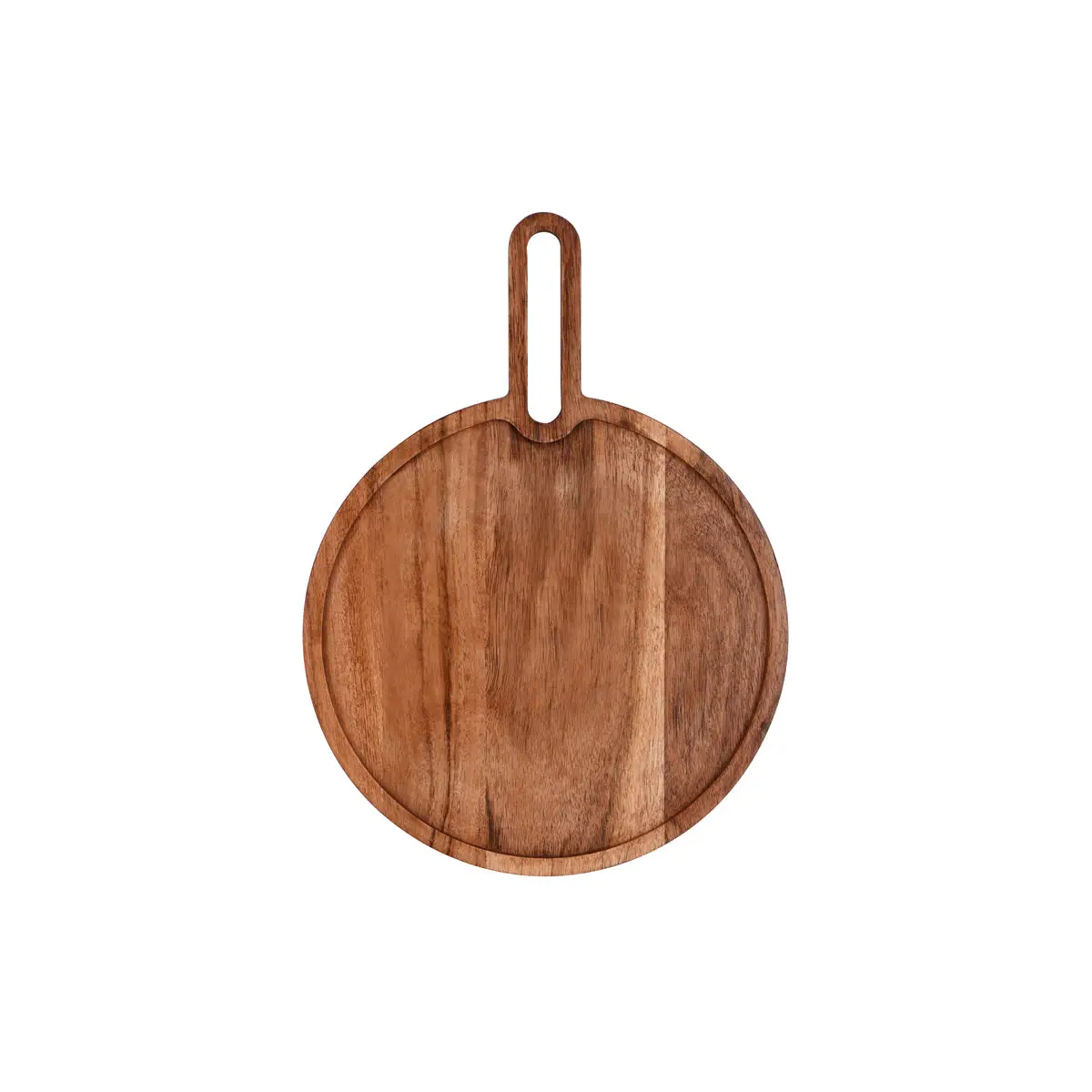 Chef Inox Serve Natural Acacia Round Paddle Board 255x15mm