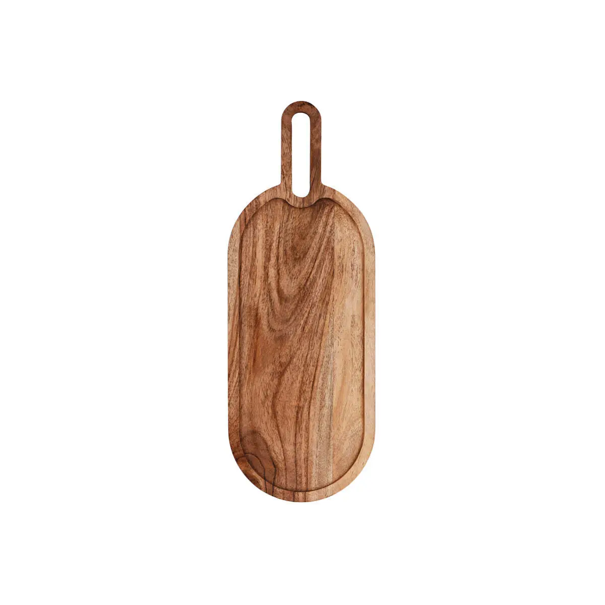 Chef Inox Serve Rect Paddle Board W/Rnded Hdl 380x140x15Mm