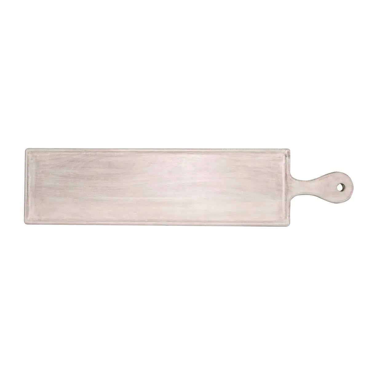 Chef Inox Rect Serving Board W/Hdl Mangowd 670x850x200mm Whi
