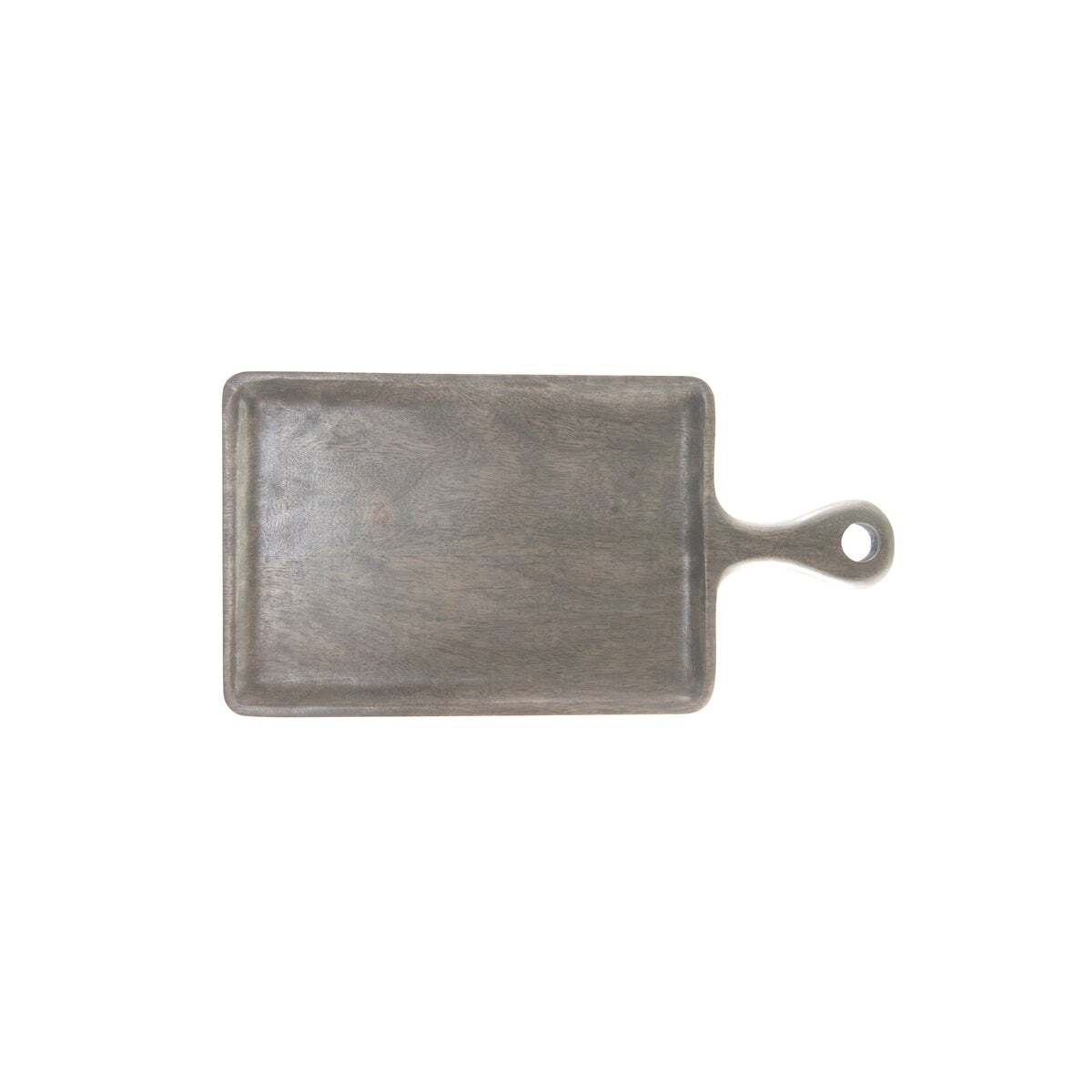 Chef Inox Rect Serving Board W/Hdl Mangowd 360x180mm Grey