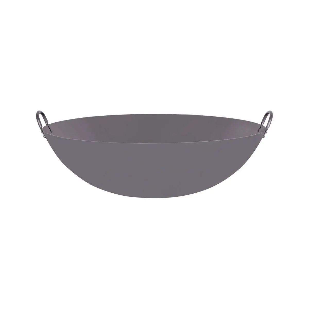 Chef Inox Wok Cast Iron W/Rnd Bottom & 2 Hdls 500mm/20"