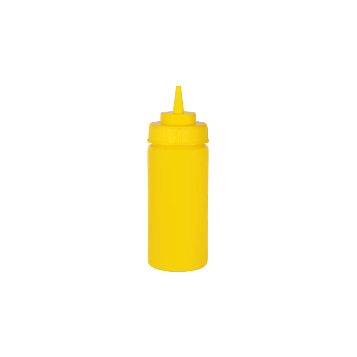 Chef Inox Squeeze Bottle Wide Mouth Yellow 480ml