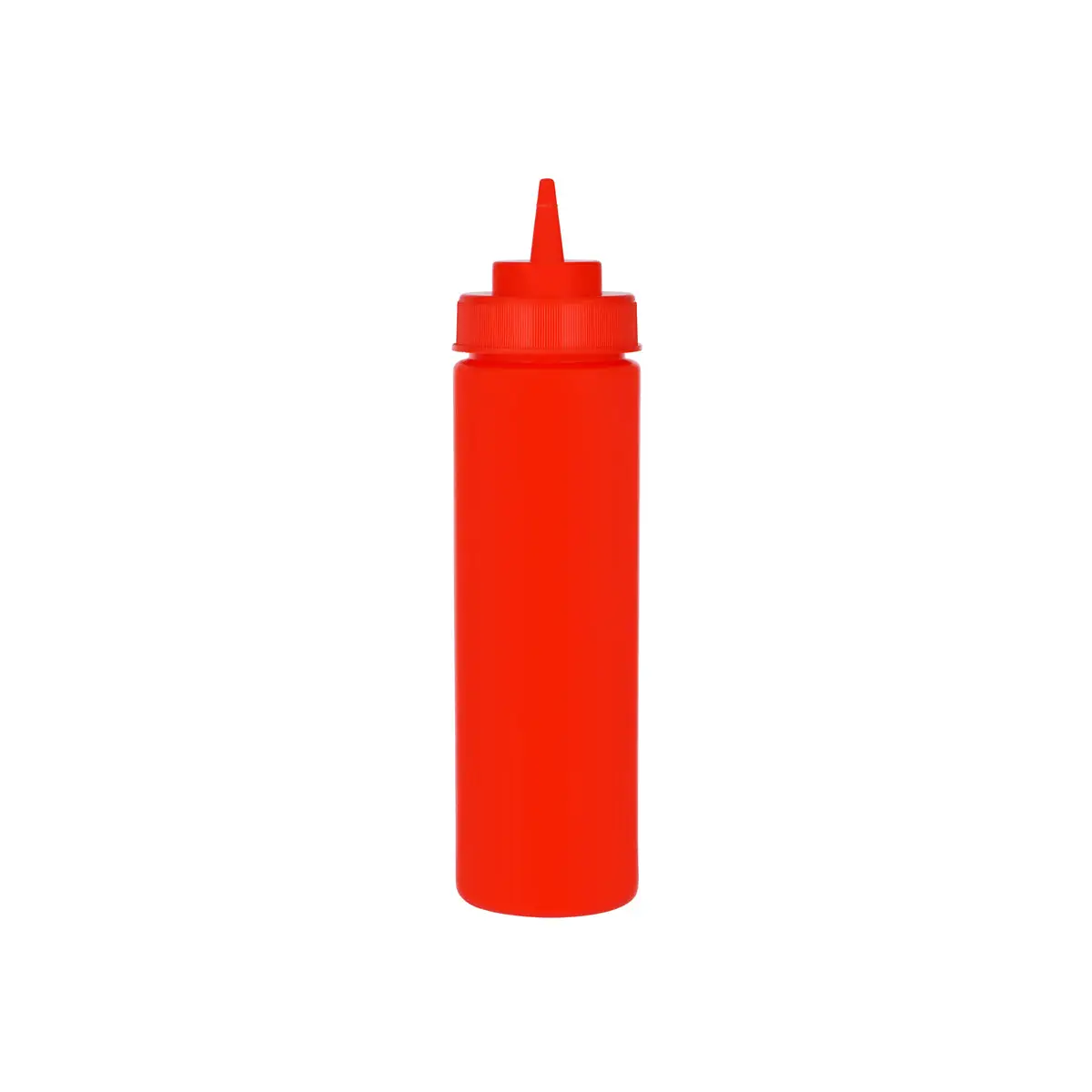 Chef Inox Squeeze Bottle Wide Mouth Red 720ml