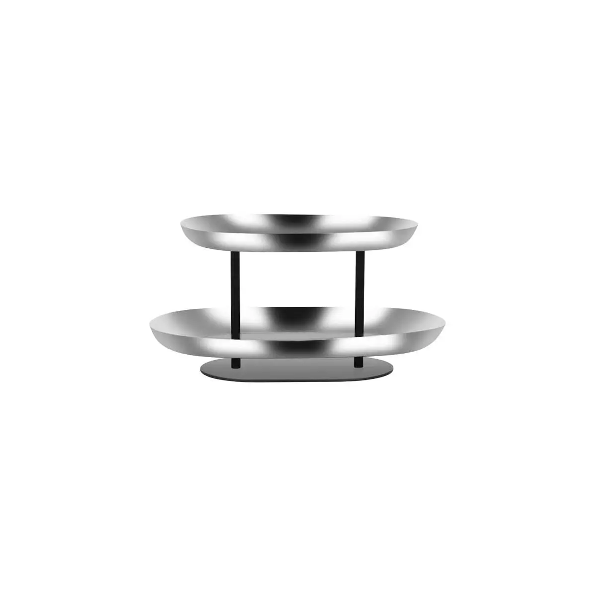 Chef Inox 2-Tier Seafood Stand Ss/Iron 380x260x195Mm