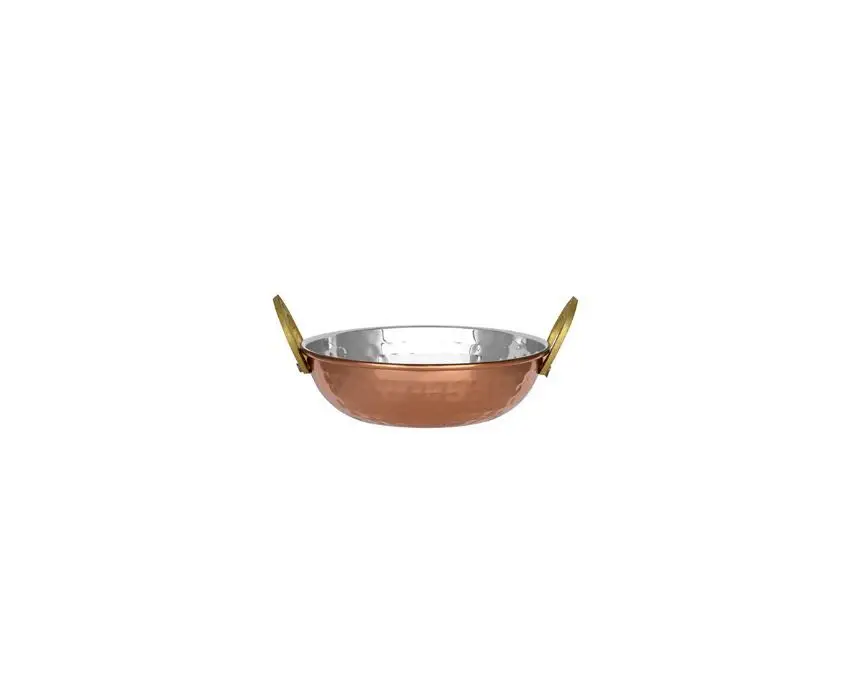 Chef Inox Kadai Bowl S/S W/Copper Plate 130x40mm