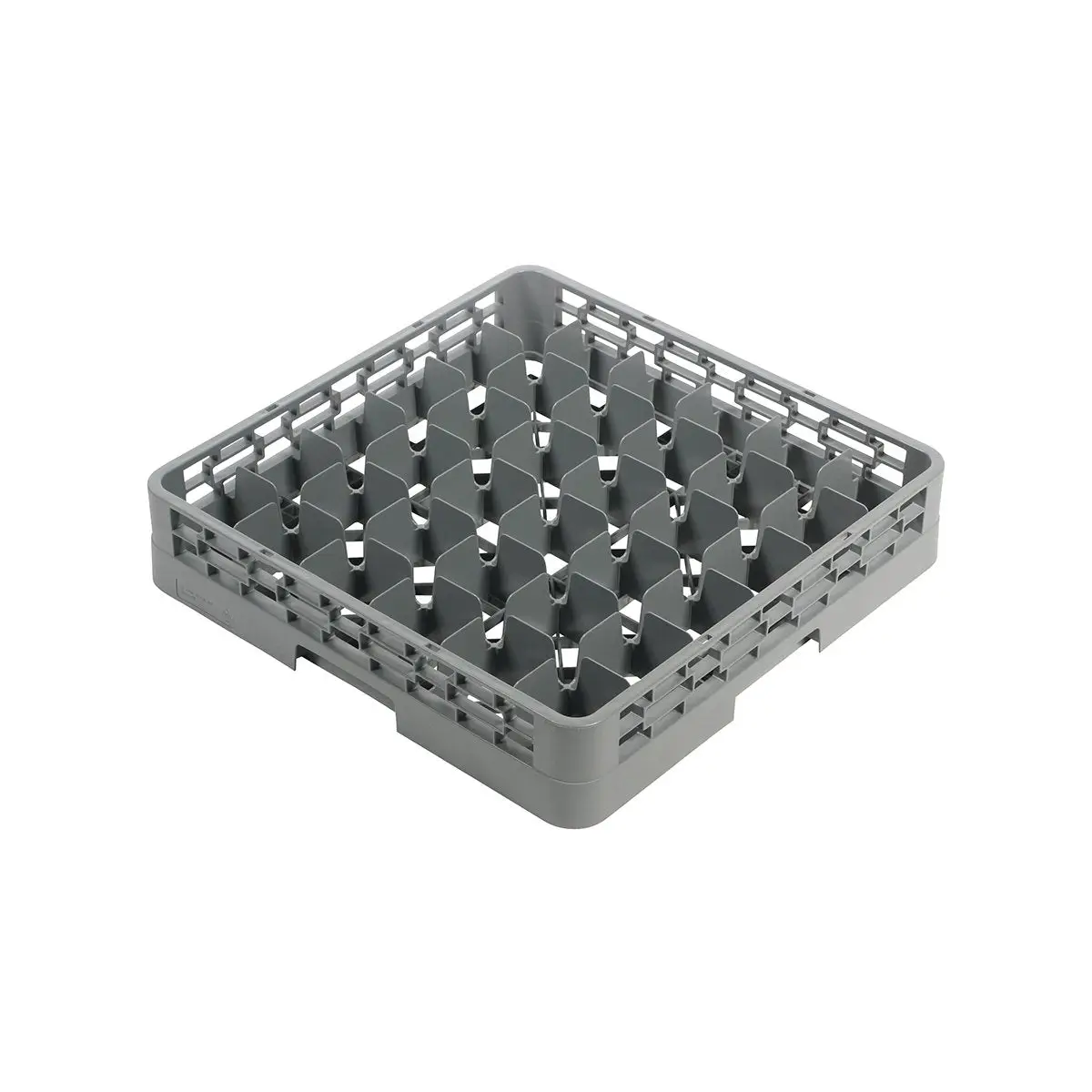 Unica Glass Rack 36 Compartment 500x500x100mm