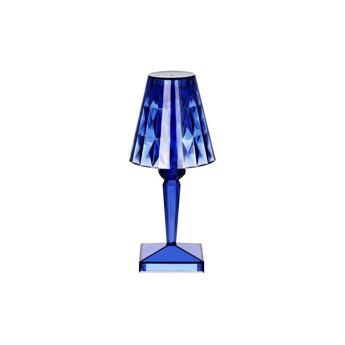 Tablekraft Crystal Cordless Table Lamp Led 120x260mm Blue