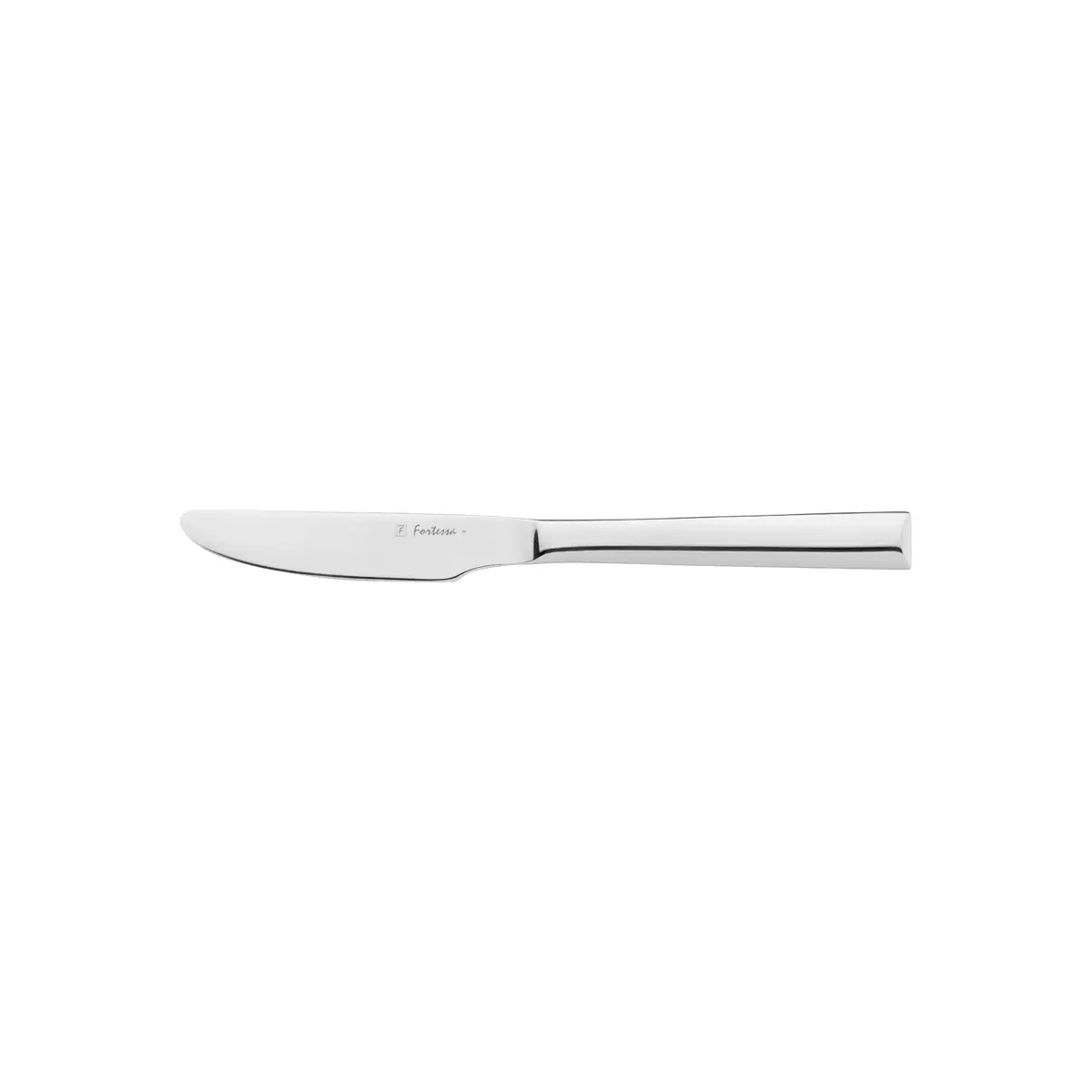 Fortessa Still Dessert Knife-Solid Handle  