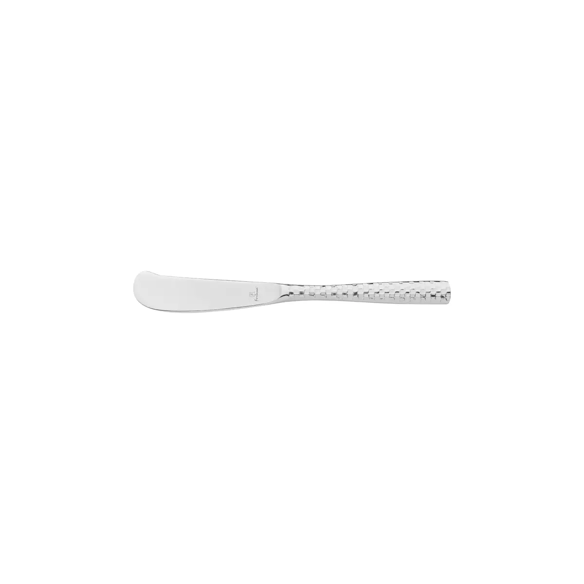 Fortessa Lucca Faceted Butter Knife-Solid Handle