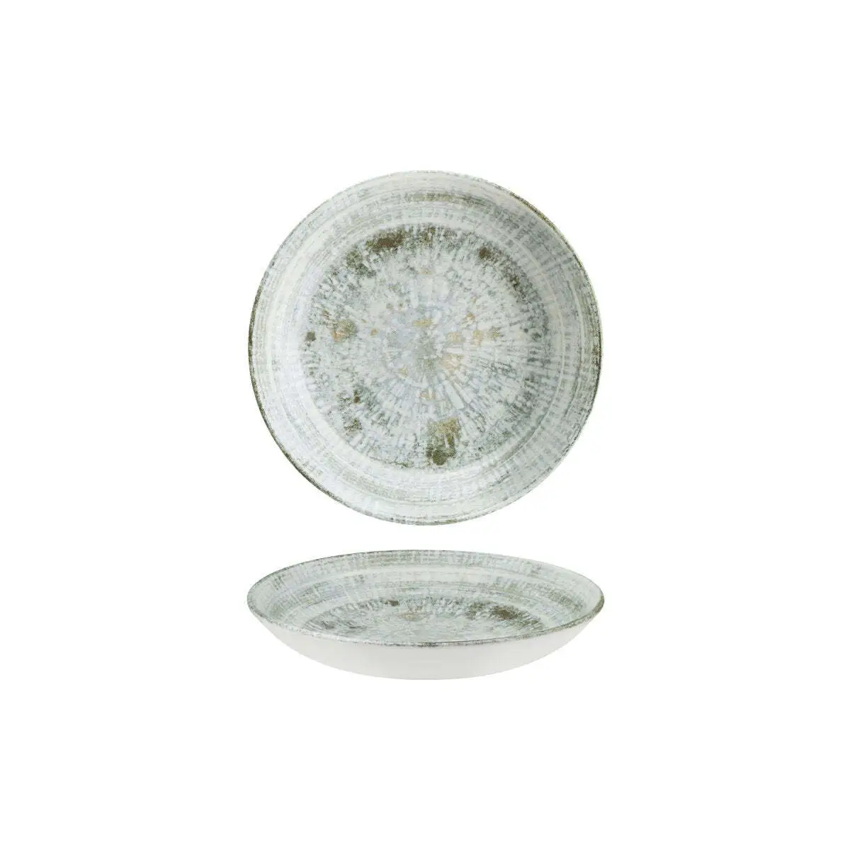Bonna Odette Olive Round Coupe Bowl 230x50mm 