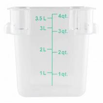 KH Classik Chef Food Grade Square Storage 3.8 Lt Pc