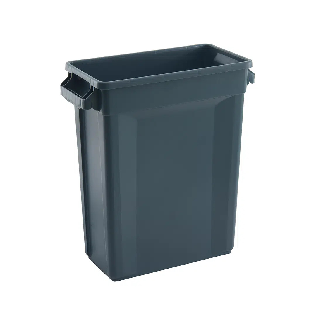 Trust Commercial Slim Bin 60Lt Grey  