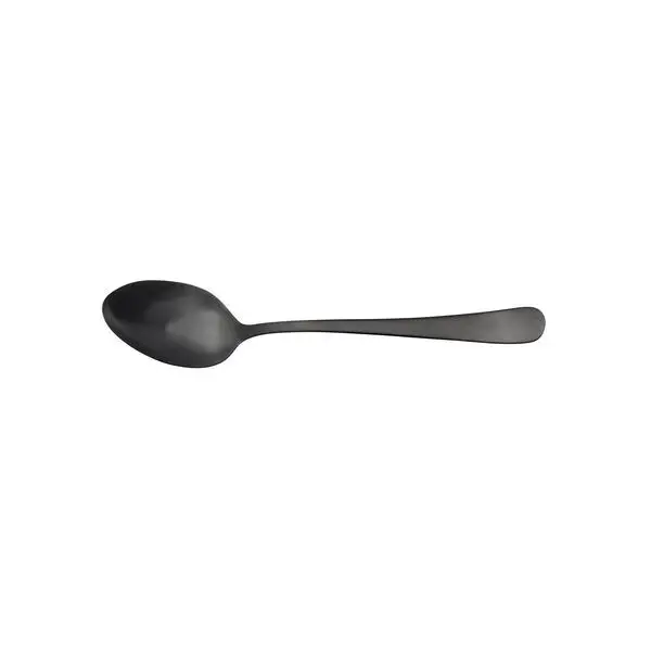Trenton Miami Dessert Spoon-Matt Black