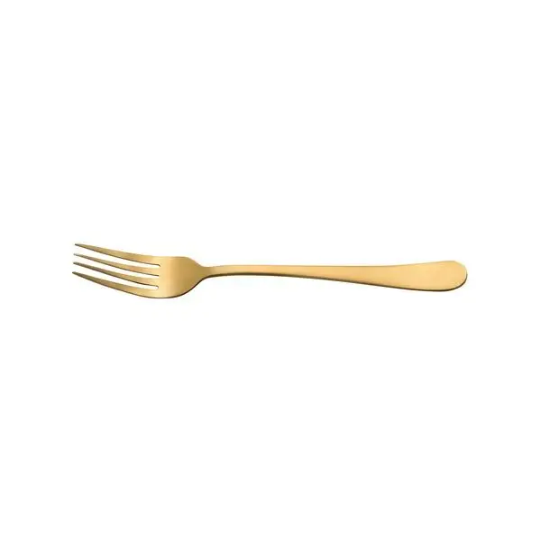 Amefa Austin Table Fork-Matt Gold Matt Gold