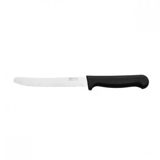 Trenton Steak Knife Round Tip-Black Handle, 223Mm