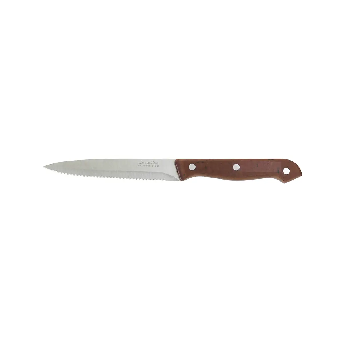 Cavalier Steak Knife-Dark Brown Bakelite Hdl, 125Mm (201 2652)