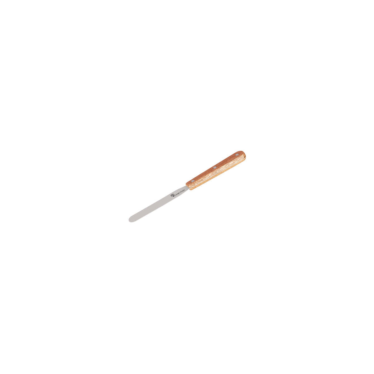 Chef Inox Spatula S/S W/Wooden Hdl 100x19mm/Oa215mm