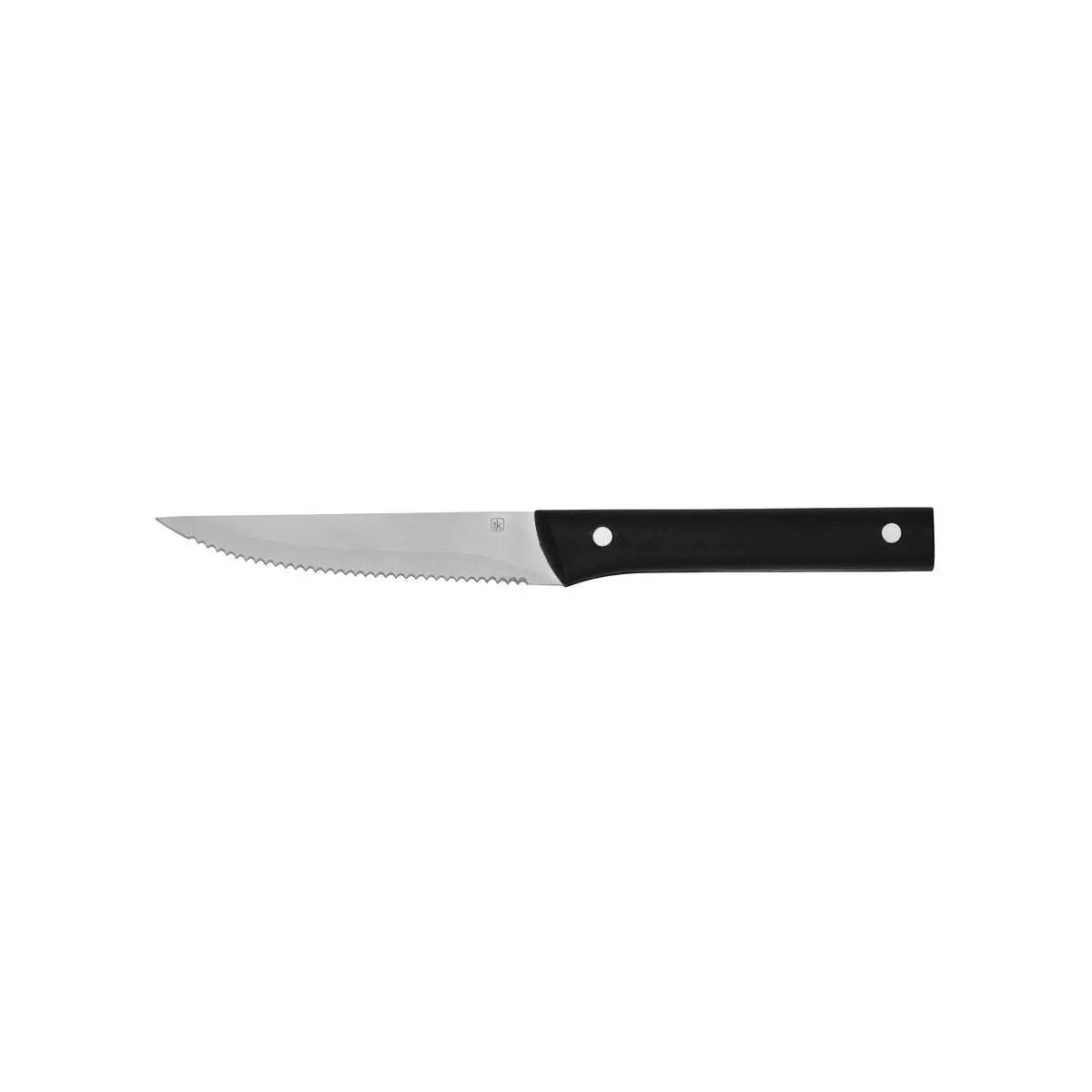 Tablekraft Tempo Steak Knife Pointed Tip S/S W/Blk Hdl 230mm