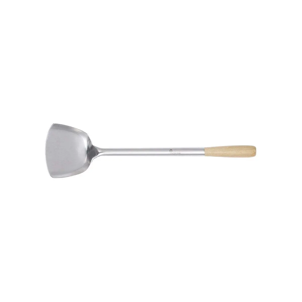 Chef Inox Wok Non Stick Turner S/S W/Wooden Hdl 105x320mm