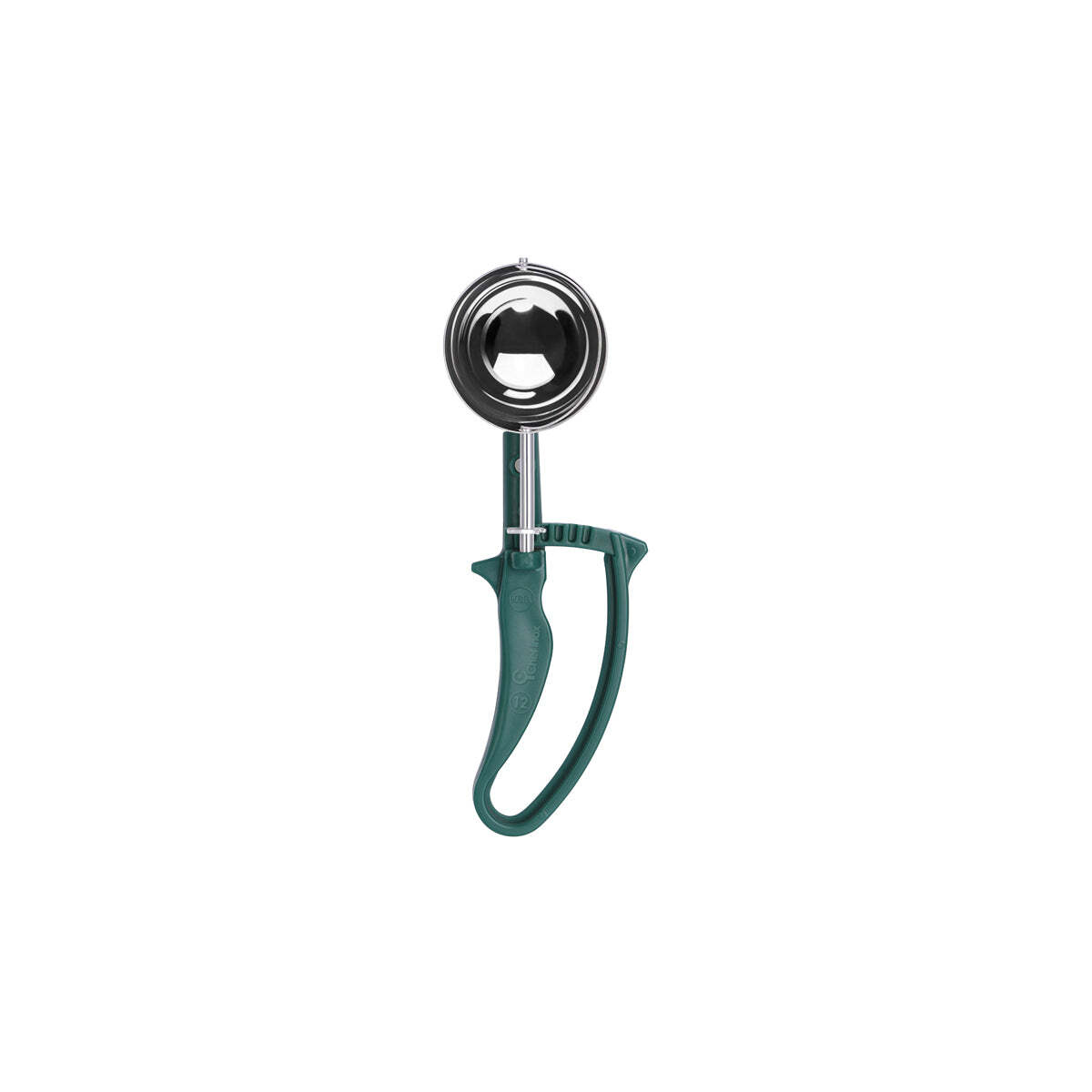Chef Inox Ezy Grip "No.12" Portioner/Ice Cream W/Green Hdl