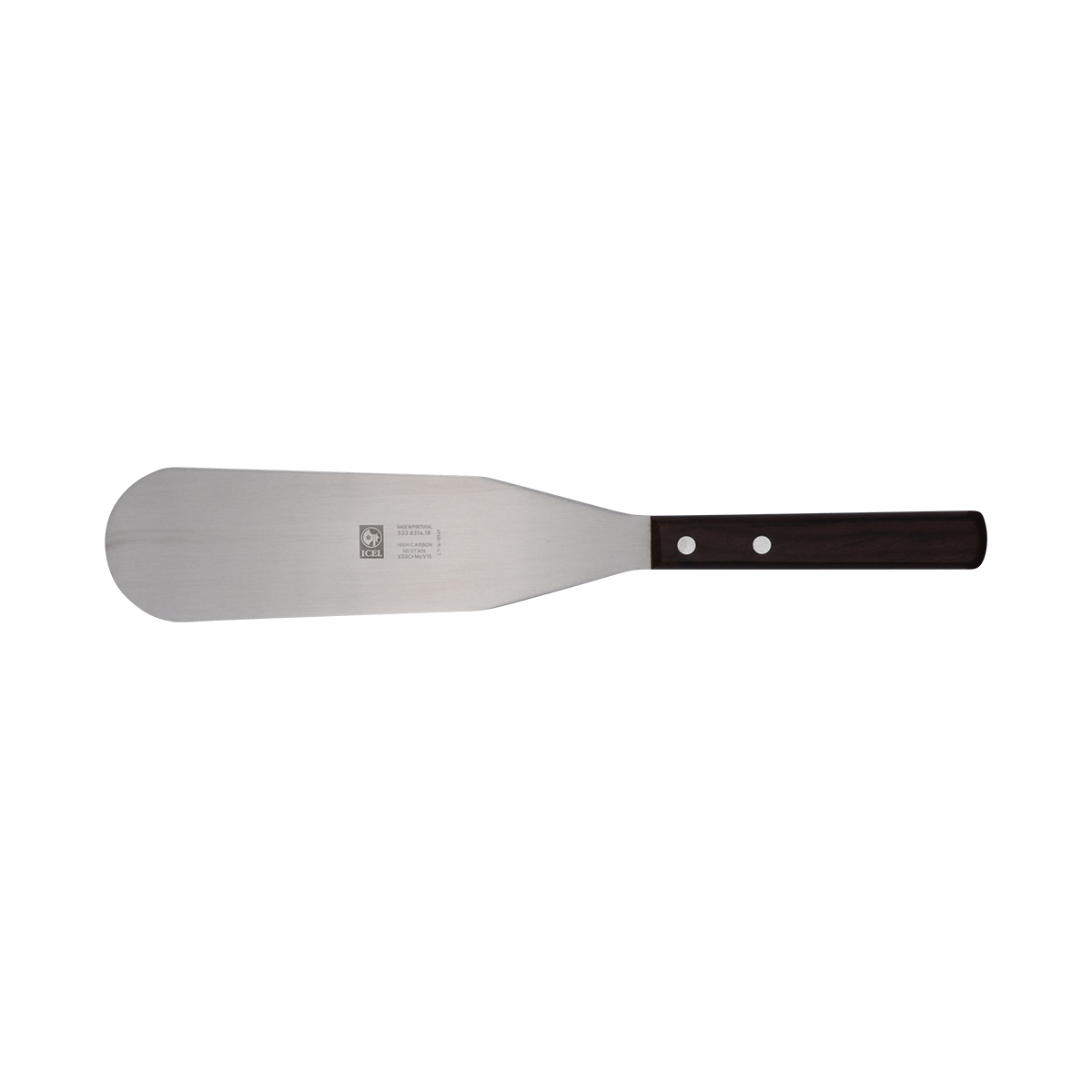 Icel Flat Round Tip Spatula-180Mm (Is8314.18)