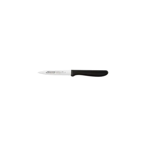 Arcos Paring Knife Black Handle-100Mm | Serrated