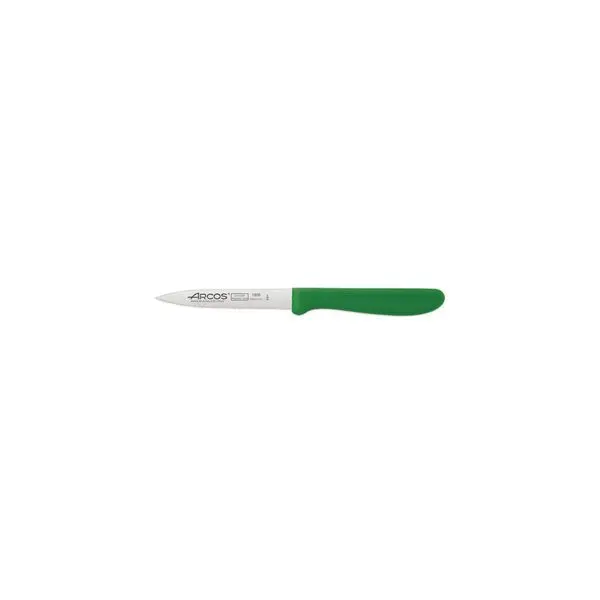 Arcos Paring Knife Green Handle-100Mm | Serrated