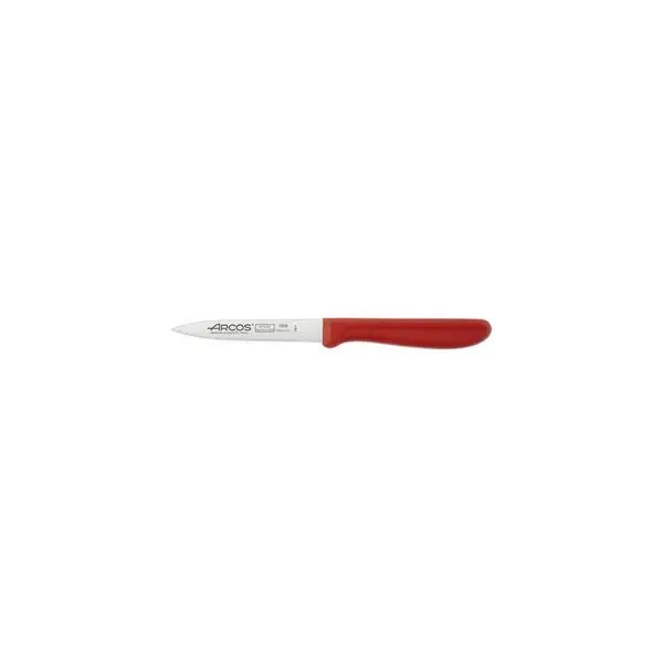 Arcos Paring Knife Red Handle-100Mm | Serrated