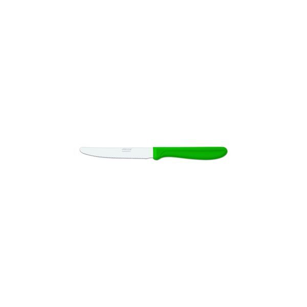 Paring/Steak Knife Green Handle-110mm | Serrated