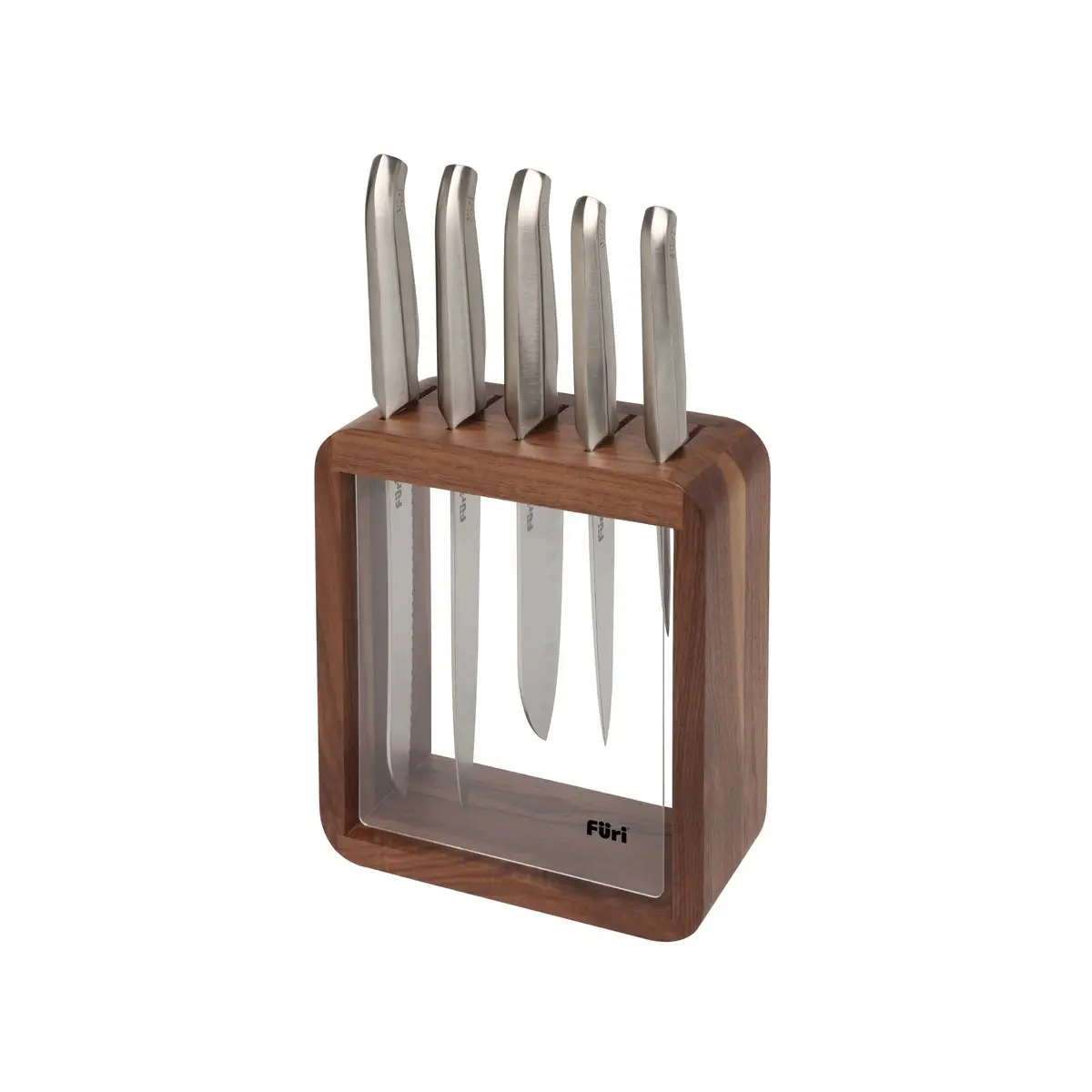 Furi Vault Knife Block Set 6pc