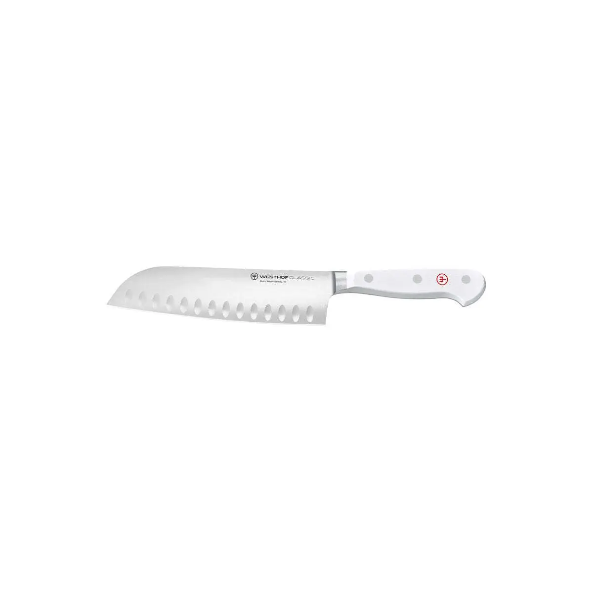 Wusthof Classic White Santoku Knife 170mm 