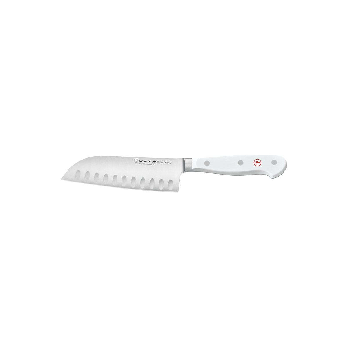Wusthof Classic White Santoku Knife 140mm 