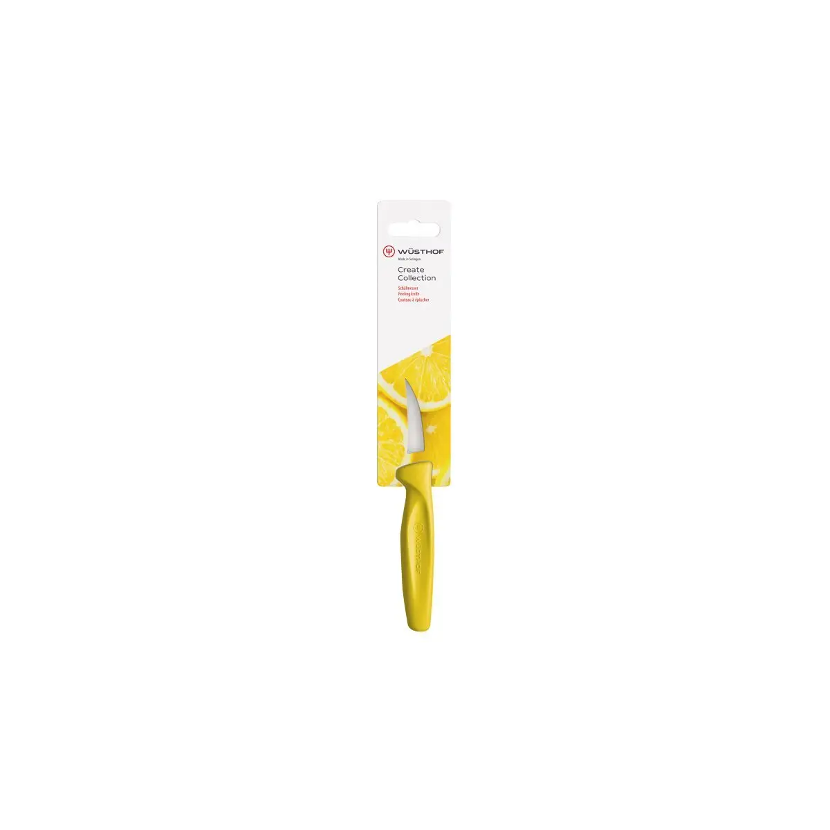 Wusthof Create Peeling Knife 60mm Yellow  