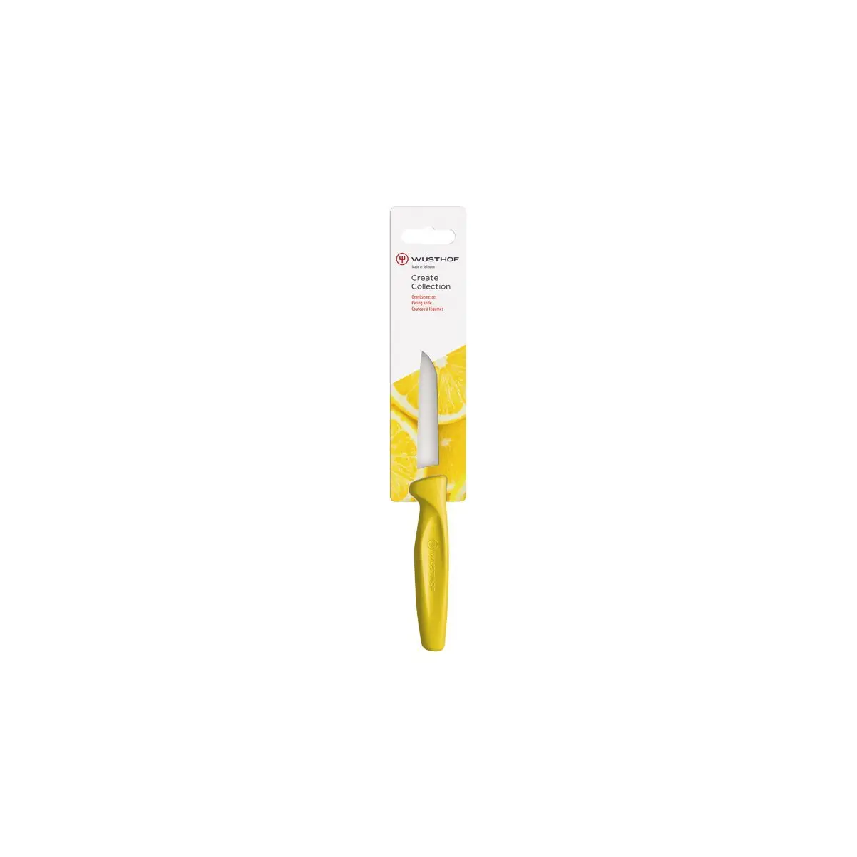 Wusthof Create B/Nose Paring Knife 80mm Yellow  