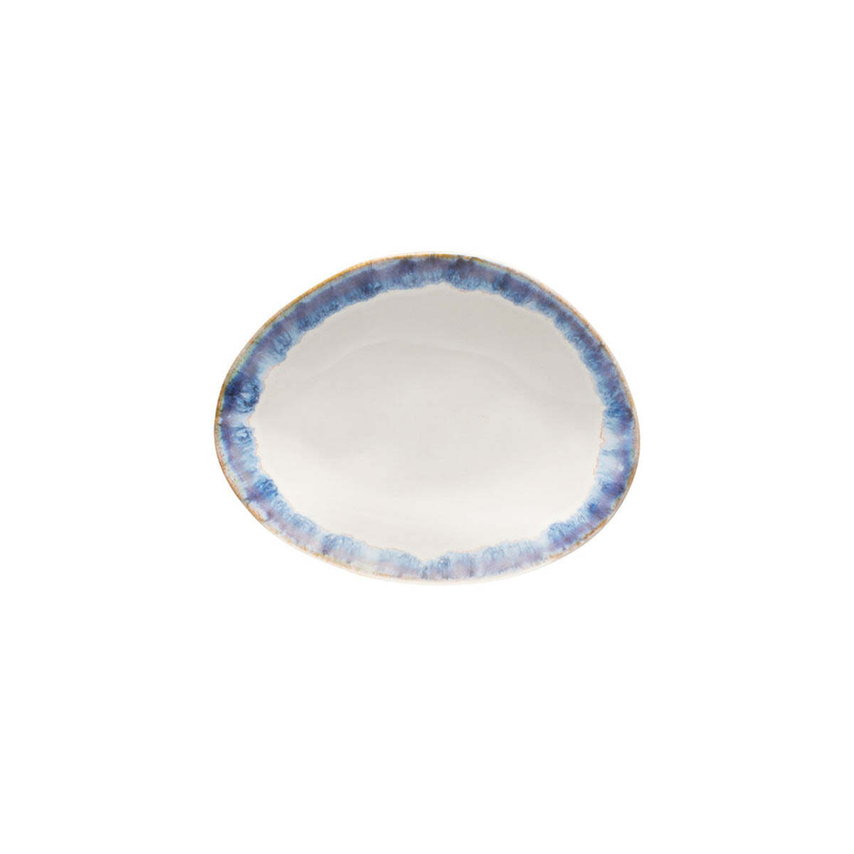 Costa Nova Brisa Oval Plate 266X225mm Ria Blue 
