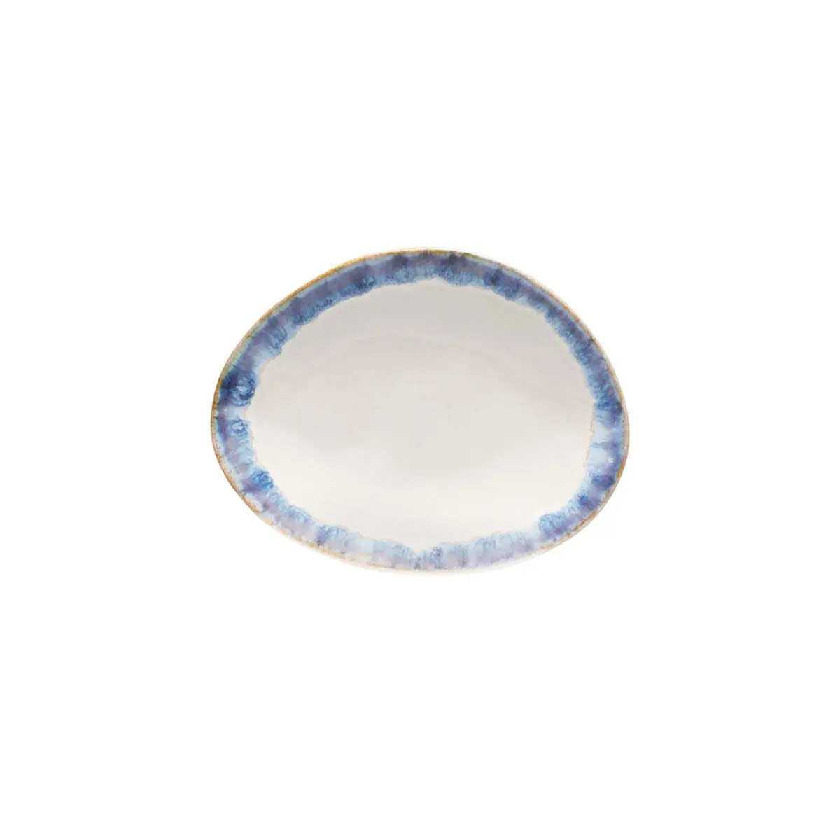 Costa Nova Brisa Oval Plate 266X225mm Ria Blue 