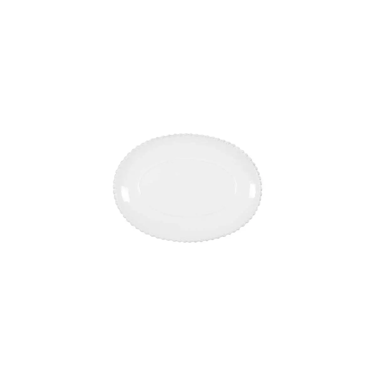 Costa Nova Pearl Oval Platter 342X250X35mm Whi 