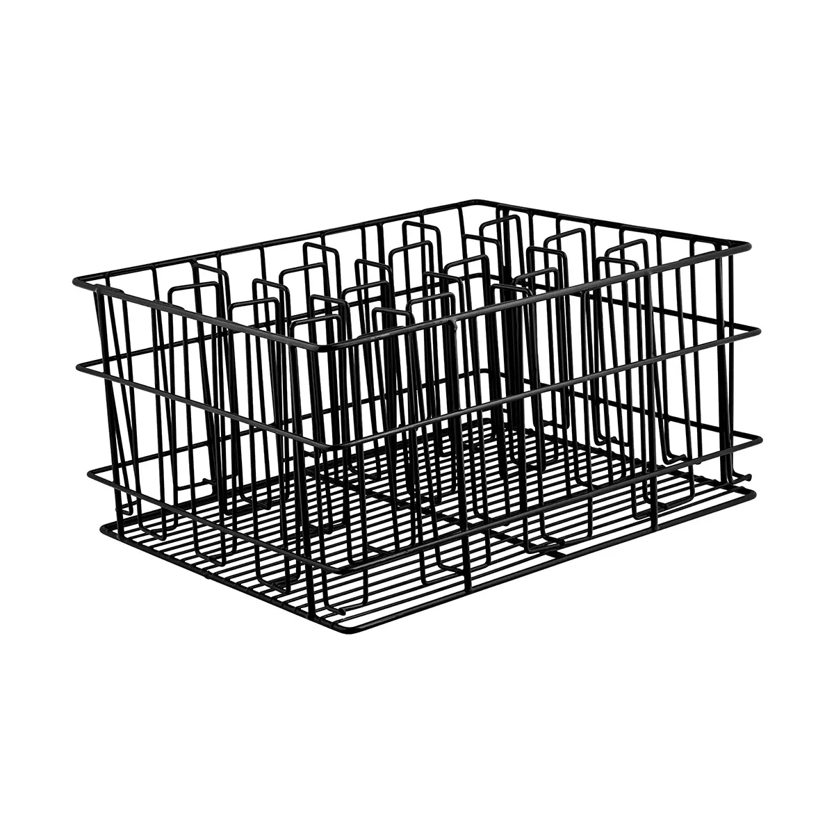 Trenton Glass Basket-430X355X215Mm | 16-Comp 105X75Mm