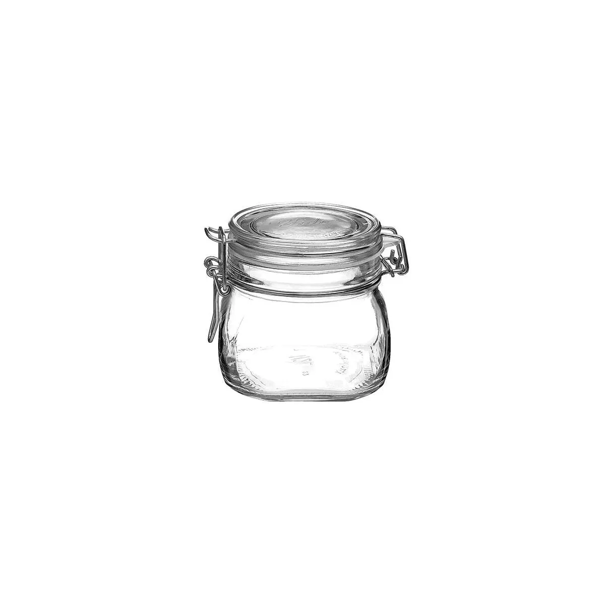 Bormioli Rocco Fido Jar 0.50Lt Clear Lid 