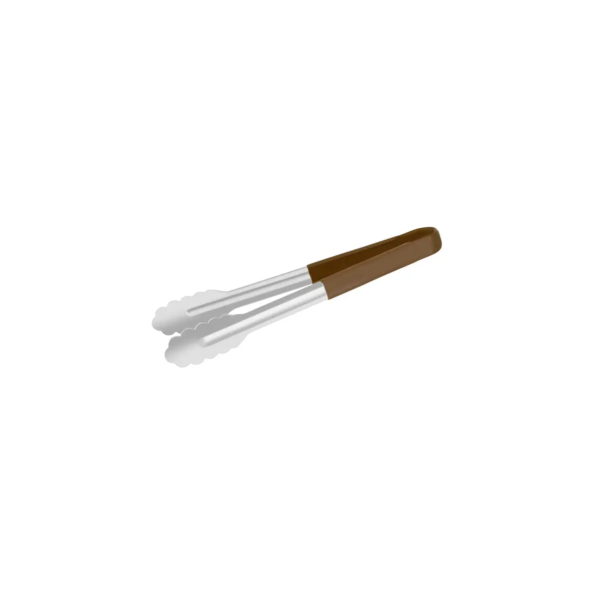 Chef Inox Utility Tong with Brown PVC Handle 300mm