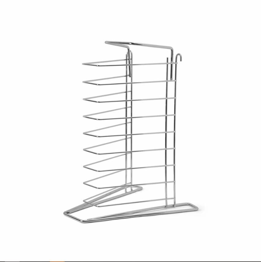 KH Classik Chef Super Heavy Duty Pizza Rack 9 Slot Chrome Steel
