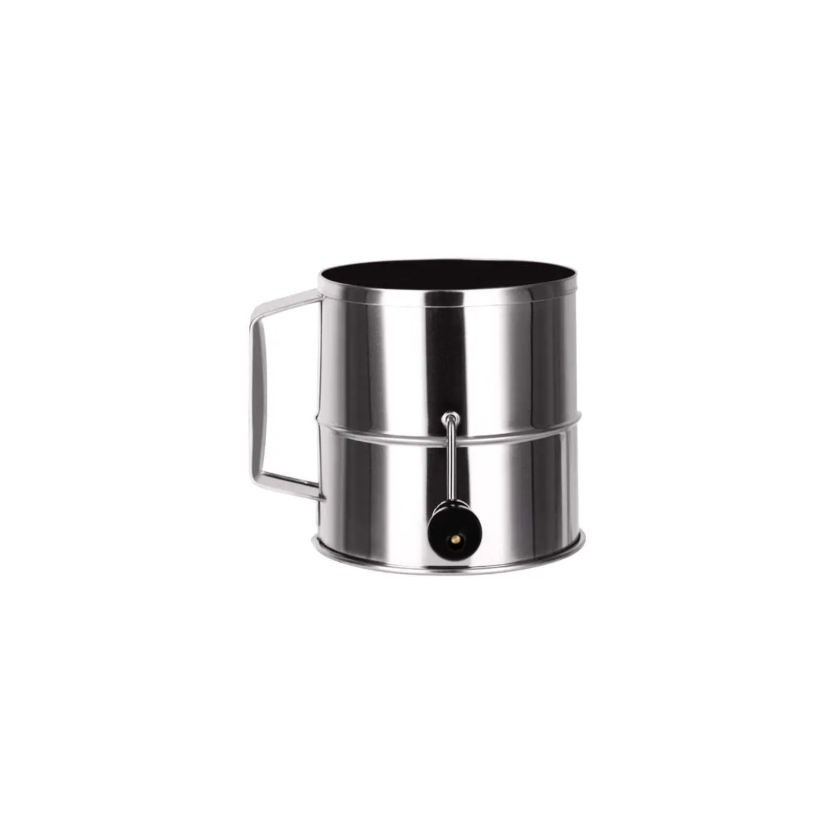 Chef Inox Flour Sifter Crank Hdl 18/10 8 Cup 155x165mm