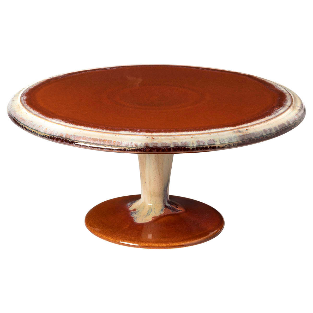 Casafina Poterie Footed Plate 332X142mm Caramel 