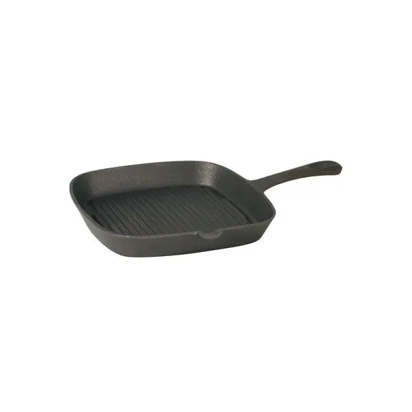 Moda Square Skillet-Cast Iron | Ribbed | 230X230Mm