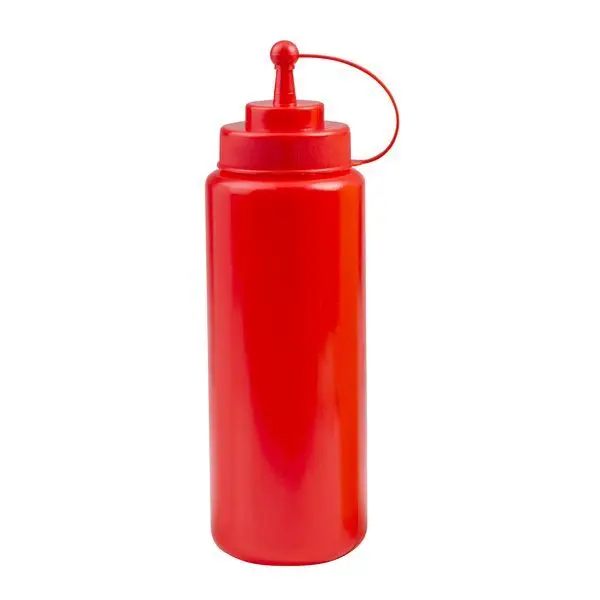 Trenton Squeeze Bottle Wide Mouth-W/Cap | 1.0Lt